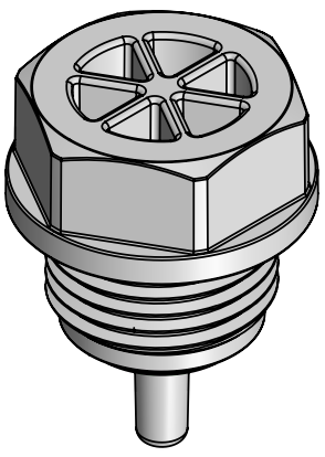 Water hammer arrestor cap 1/2"